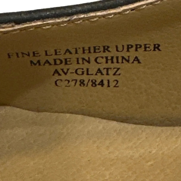 Adrienne Vittadini Glatz Leather black round toe chunky block heel pumps sz 7.5 - Picture 6 of 8